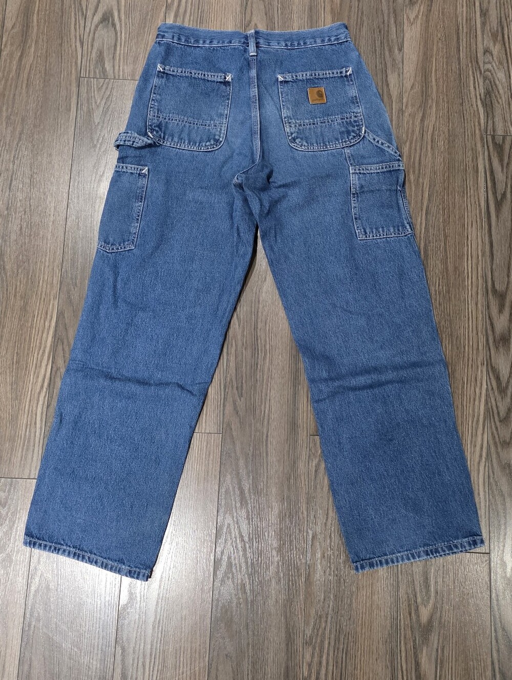 Carhartt Men's Loose Straight Denim Dungaree 30X30